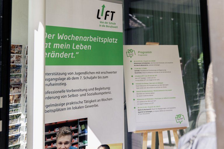 LIFT feiert Jubiläum — Merci für 20 Jahre Rückenwind